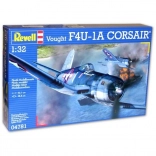 Modello in plastica dell'aereo Vought F4U-1A Corsair