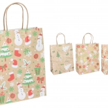 Busta regalo natalizia M 21 × 27 × 11 cm