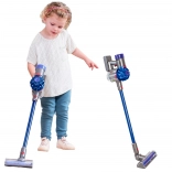 Aspirapolvere a bastone senza fili per bambini CASDON DYSON con effetti sonori, blu