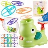 woopie gioco di abilità acchiappa frisbee – lanciatore di dischi