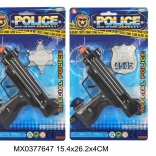 Set da polizia con distintivo per bambini