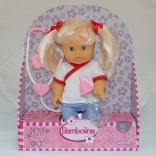 Bambola Nena 36 cm dottoressa con stetoscopio e biberon