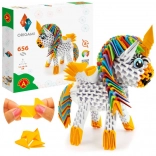 ALEXANDER origami 3D – unicorno, 656 pezzi