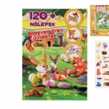 Libro Il colorato mondo degli animaletti con adesivi