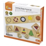 Puzzle educativo in legno VIGA – forme corrispondenti
