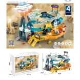 scivolo marziano cosmico con veicoli