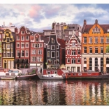 Puzzle Case danzanti ad Amsterdam 1000 pezzi EDUCA
