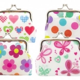 Portafoglio da ragazza con motivi