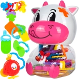 Sonagli per neonati in scatola Mucca