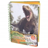 Libri da colorare con pellicola dinosauri DinosArt