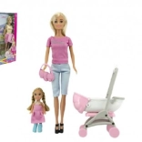 Set di bambole Anlily con passeggino e accessori