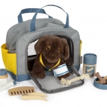 Cane di peluche con set di cura di Small Foot