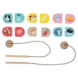 Cubika Cosa mangiamo – set in legno infilabile