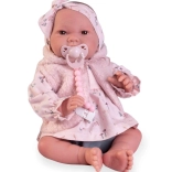 Bambola realistica neonato Sweet Reborn Nica con corpo in tessuto 42 cm