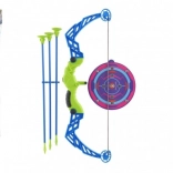 Arco con frecce a ventosa e bersaglio 57 cm
