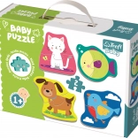 Trefl Baby puzzle – animali domestici 1+