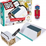 Tech Deck rampa Aurelien Giraud Paris 2024 con fingerboard