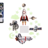 Decorazioni spaziali luminose per pareti e soffitto