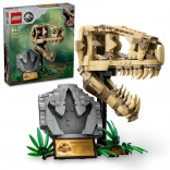 lego jurassic world 76964 – teschio di tirannosauro da esposizione