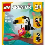 Set di costruzione 3-in-1 Tucano tropicale