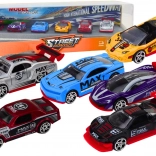 Set di auto sportive in metallo 1:64, mix 6 pezzi