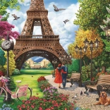 Puzzle Primavera a Parigi 500 pezzi