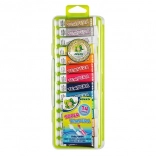 Tempera Jolly - 12 colori + argento e oro