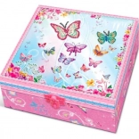 Set Pecoware in scatola con cassetti - Farfalline