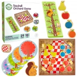 Woopie Green Scoiattolo nel frutteto – gioco di famiglia cooperativo in legno