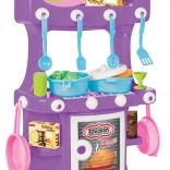 Set cucina viola per bambini con accessori