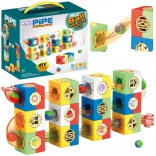 woopie 3d set da costruzione pista per biglie per bambini