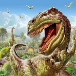 pittura diamantata T-Rex 30 × 40 cm