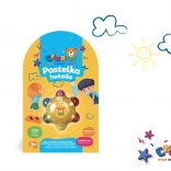 Pastelli a cera a forma di stella, 6 colori