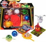 Bakugan Battle Pack con spinner e figure Bruiser, Dragonoid, Hammerhead e Nillious