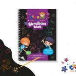 Blocchi per appunti scratch colorati 14 × 20 cm, 10 fogli