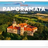 Calendario da parete Panorama di Cechia 2026