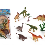 Set di dinosauri in plastica – 10 pezzi