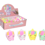 Unicorno antistress da schiacciare 8 cm – giocattolo modellabile