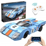 Set di costruzione CaDA RC auto da corsa AZURE STORM 1:20, 266 pezzi, Dual Mode