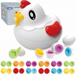 Pulcino educativo Montessori sorter per l'apprendimento delle forme WOOPIE