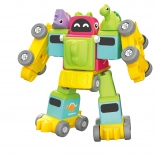 Dinosauro robotico e trenino set di costruzioni avvitabile