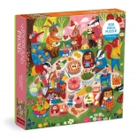 Puzzle Mudpuppy Picnic nel bosco 500 pezzi