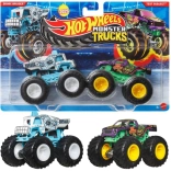 Hot Wheels Monster Trucks Bionic Bruiser vs Test Subject – set di 2 auto