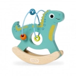 Little Tikes Animale a dondolo in legno con perline