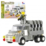 Set di costruzione camion militare con minifigure