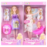 Bambola incinta con bebè e accessori