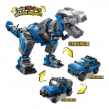 Qman Idee senza limiti 3 in 1 tecnologia meccanica – dinosauro robotico e fuoristrada