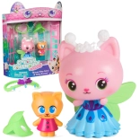 GABBY’S DOLLHOUSE film – set di statuine Regina Kitty Fairy e Kitty Gnome con accessori