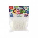 céčka luminose retro mix 150 pz – anelli di collegamento in plastica