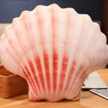 Cuscino di peluche a forma di conchiglia 50 x 40 cm